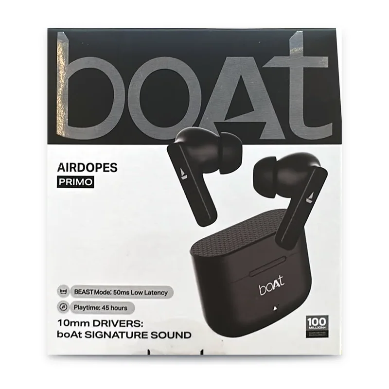 boAt Airdopes Primo retail box