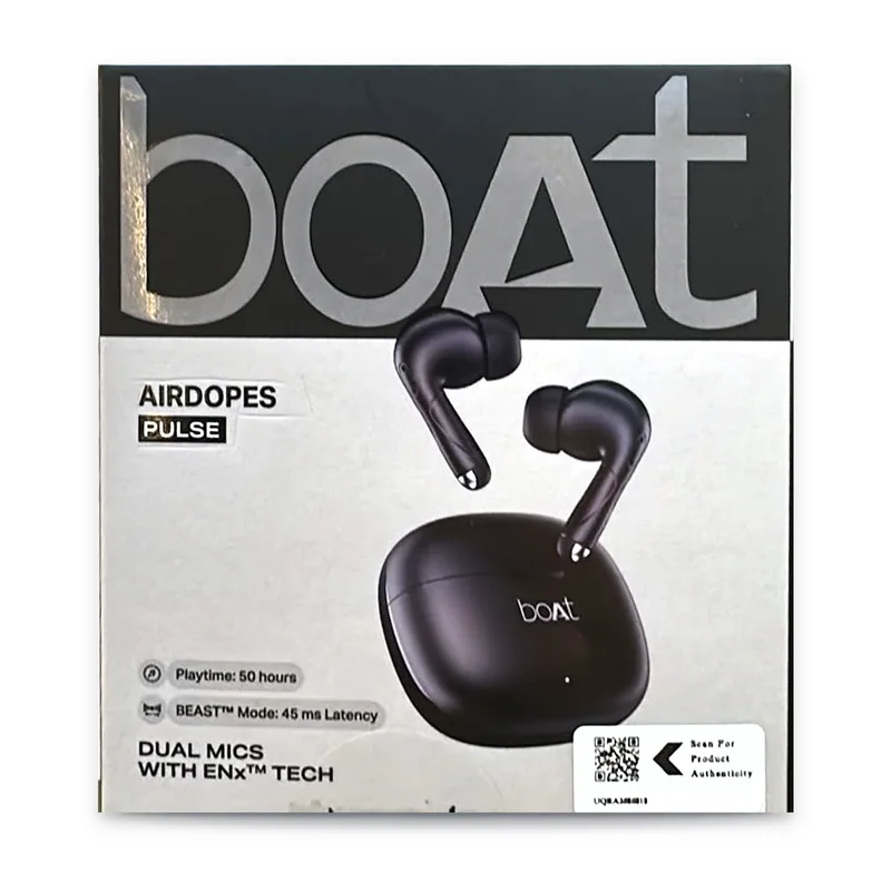 boAt Airdopes Pulse retail box