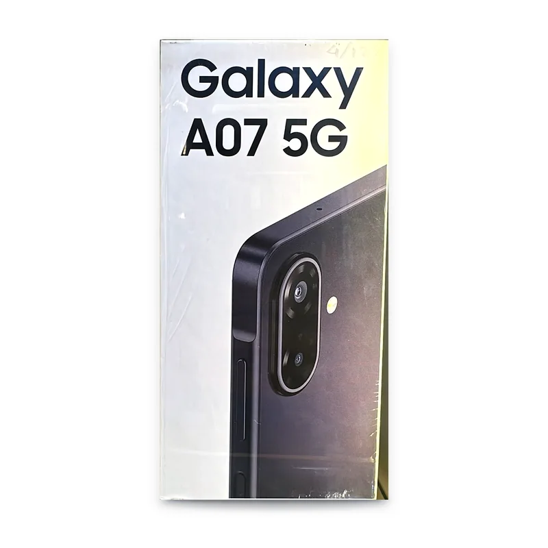 Samsung Galaxy A07 5G retail box (dark)