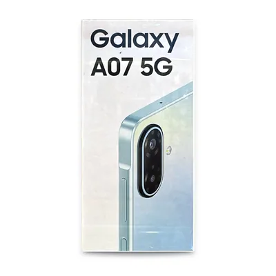 Photo 2 of 2: Samsung Galaxy A07 5G retail box (light green)